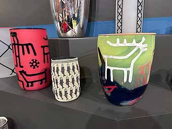 High Desert Museum sandblasted glasses